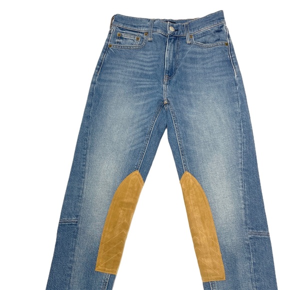 Polo Ralph Lauren Suede Patches Jeans 25 - Picture 5 of 15